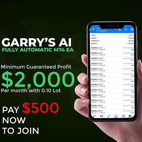 GARRYS AI EA MT4 Logo