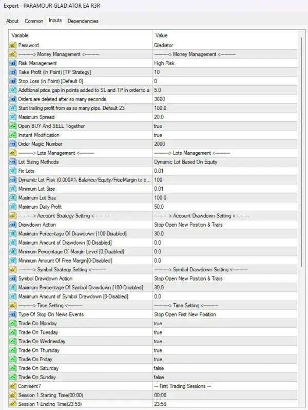 PARAMOUR GLADIATOR EA MT4-Preview-4
